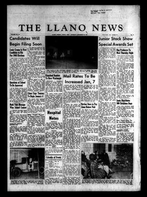 The Llano News (Llano, Tex.), Vol. 79, No. 6, Ed. 1 Thursday, December 28, 1967