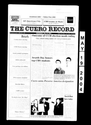 The Cuero Record (Cuero, Tex.), Vol. 110, No. 20, Ed. 1 Wednesday, May 19, 2004