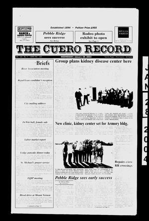 The Cuero Record (Cuero, Tex.), Vol. 110, No. 4, Ed. 1 Wednesday, January 28, 2004
