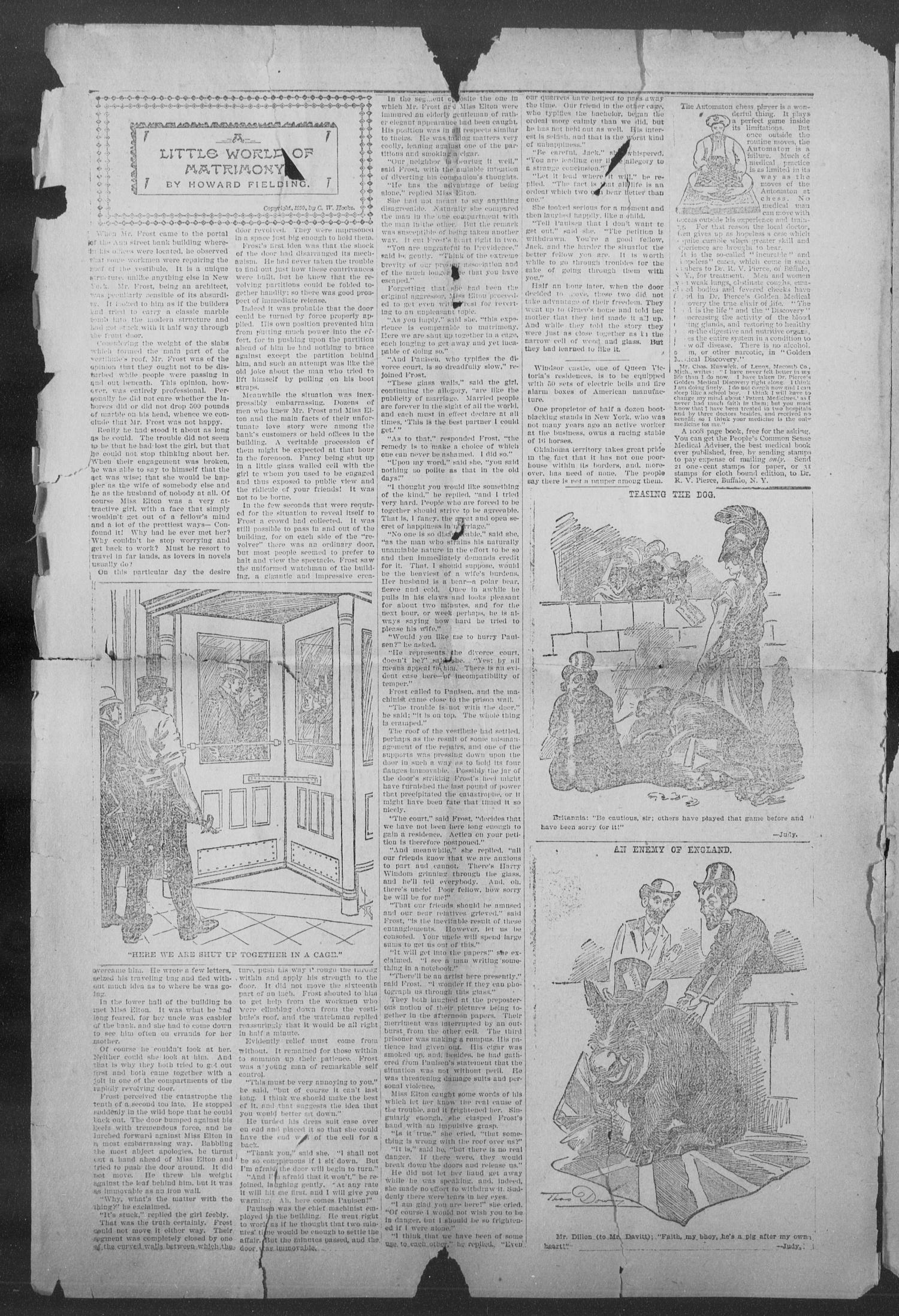 Shiner Gazette. (Shiner, Tex.), Vol. 7, No. 26, Ed. 1, Wednesday, November 22, 1899
                                                
                                                    [Sequence #]: 2 of 8
                                                