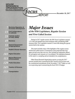 Focus Report, Volume 85, Number 8, December 2017