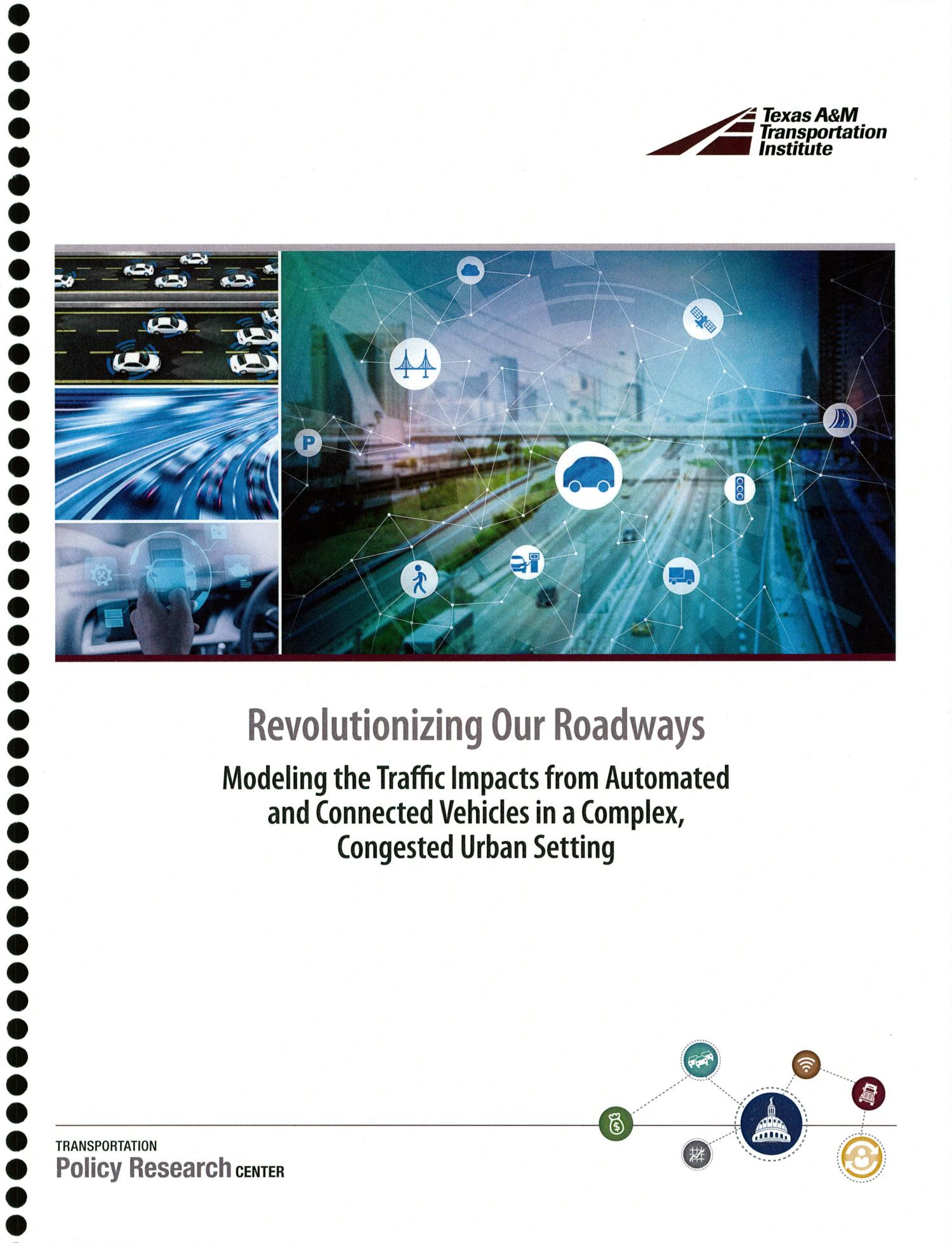 Revolutionizing Our Roadways: Modeling the Traffic Impacts From Automated and Connected Vehicles in a Complex, Congested Urban Setting
                                                
                                                    FRONT COVER
                                                