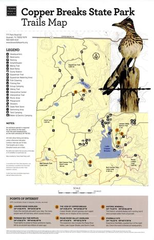 Copper Breaks State Park: Trails Map