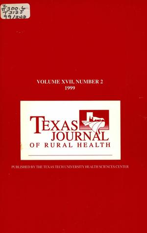 Texas Journal of Rural Health, Volume 17, Number 2, 1999