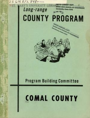 Primary view of object titled 'Long-Range County Program: Comal County'.