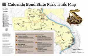 Colorado Bend State Park: Trails Map
