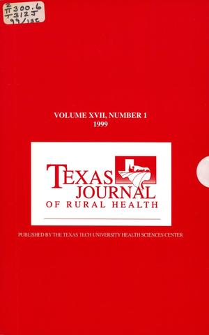 Texas Journal of Rural Health, Volume 17, Number 1, 1999