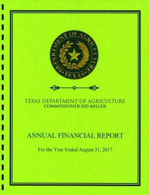 Texas Department of Agriculture Annual Financial Report: 2017