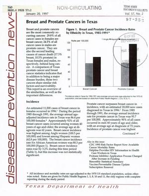 Texas Disease Prevention News, Volume 57, Number 2, January 1997