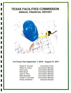 Primary view of object titled 'Texas Facilities Commission Annual Financial Report: 2017'.
