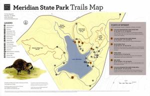 Primary view of object titled 'Meridian State Park Trails Map'.