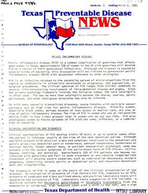 Texas Preventable Disease News, Volume 45, Number 9, March 2, 1985