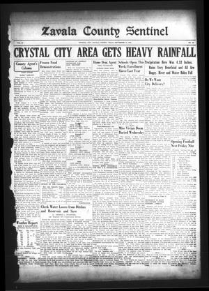 Zavala County Sentinel (Crystal City, Tex.), Vol. 37, No. 21, Ed. 1 Friday, September 10, 1948