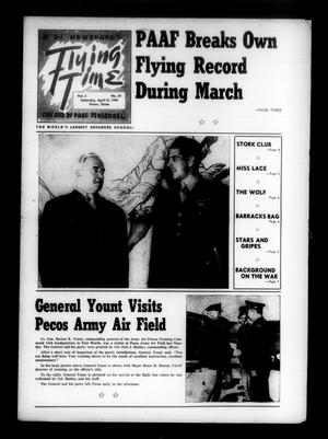Flying Time (Pecos Army Air Field, Pecos, Tex.), Vol. 3, No. 23, Ed. 1 Saturday, April 8, 1944