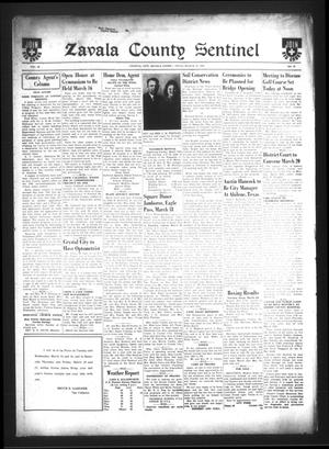 Zavala County Sentinel (Crystal City, Tex.), Vol. 38, No. 47, Ed. 1 Friday, March 10, 1950