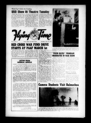 Primary view of object titled 'Flying Time (Pecos Army Air Field, Pecos, Tex.), Vol. 4, No. 17, Ed. 1 Saturday, February 24, 1945'.