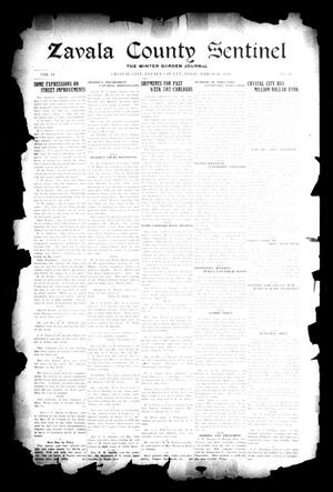 Zavala County Sentinel (Crystal City, Tex.), Vol. 16, No. 44, Ed. 1 Friday, March 16, 1928
