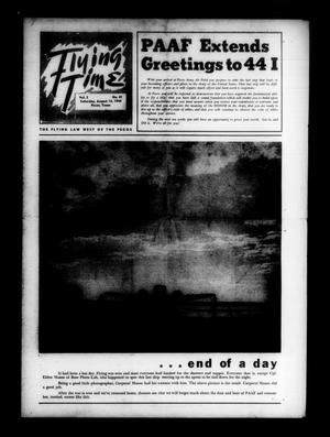 Primary view of object titled 'Flying Time (Pecos Army Air Field, Pecos, Tex.), Vol. 3, No. 41, Ed. 1 Saturday, August 12, 1944'.