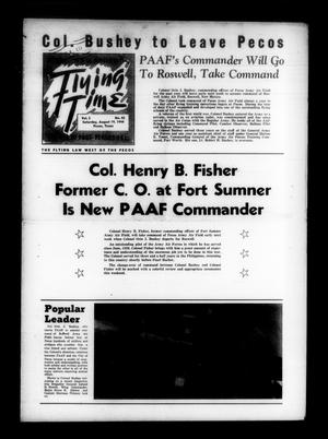 Flying Time (Pecos Army Air Field, Pecos, Tex.), Vol. 3, No. 42, Ed. 1 Saturday, August 19, 1944