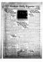 Thumbnail image of item number 1 in: 'Graham Daily Reporter (Graham, Tex.), Vol. 4, No. 23, Ed. 1 Wednesday, September 29, 1937'.