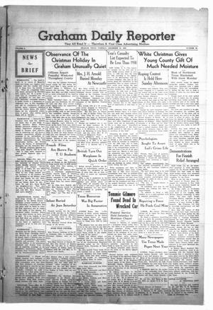 Primary view of object titled 'Graham Daily Reporter (Graham, Tex.), Vol. 6, No. 99, Ed. 1 Tuesday, December 26, 1939'.