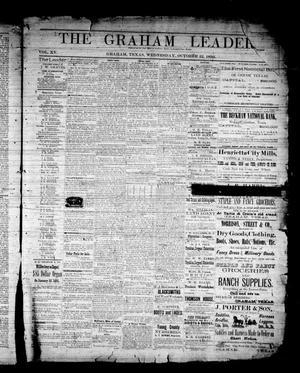 The Graham Leader. (Graham, Tex.), Vol. 15, No. [11], Ed. 1 Wednesday, October 22, 1890