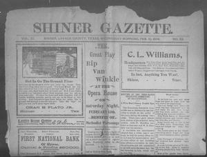 Shiner Gazette. (Shiner, Tex.), Vol. 11, No. 33, Ed. 1, Wednesday, February 10, 1904