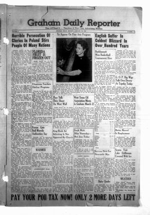 Graham Daily Reporter (Graham, Tex.), Vol. 6, No. 128, Ed. 1 Monday, January 29, 1940