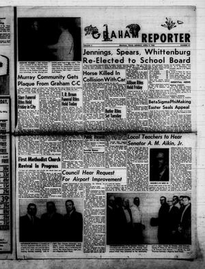 Primary view of object titled 'The Graham Reporter (Graham, Tex.), Vol. 3, No. 35, Ed. 1 Monday, April 9, 1962'.