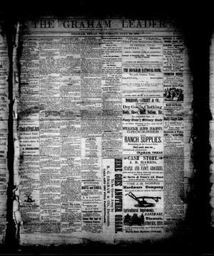 Primary view of object titled 'The Graham Leader. (Graham, Tex.), Vol. 15, No. 51, Ed. 1 Wednesday, July 22, 1891'.