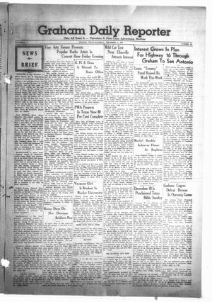 Primary view of object titled 'Graham Daily Reporter (Graham, Tex.), Vol. 6, No. 85, Ed. 1 Saturday, December 9, 1939'.