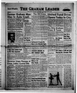 Primary view of object titled 'The Graham Leader (Graham, Tex.), Vol. 82, No. 15, Ed. 1 Monday, October 7, 1957'.
