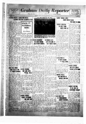 Primary view of object titled 'Graham Daily Reporter (Graham, Tex.), Vol. 4, No. 21, Ed. 1 Monday, September 27, 1937'.