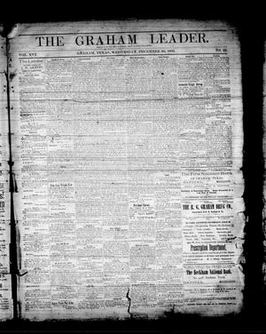 The Graham Leader. (Graham, Tex.), Vol. 16, No. 22, Ed. 1 Wednesday, December 30, 1891