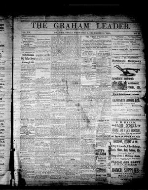 Primary view of The Graham Leader. (Graham, Tex.), Vol. 15, No. 21, Ed. 1 Wednesday, December 31, 1890
