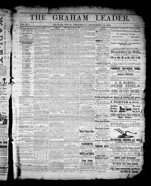 The Graham Leader. (Graham, Tex.), Vol. 15, No. 7, Ed. 1 Wednesday, September 24, 1890
