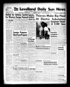 Primary view of object titled 'The Levelland Daily Sun News (Levelland, Tex.), Vol. 14, No. 246, Ed. 1 Thursday, October 13, 1955'.