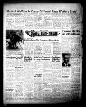 The Daily Sun News (Levelland, Tex.), Vol. 12, No. 41, Ed. 1 Monday, September 29, 1952