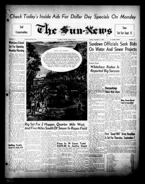 Primary view of object titled 'The Sun-News (Levelland, Tex.), Vol. 10, No. 16, Ed. 1 Sunday, September 3, 1950'.