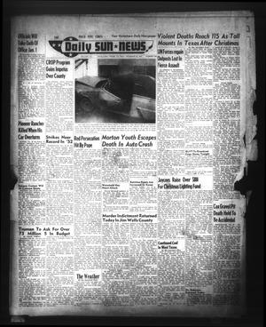 Primary view of object titled 'The Daily Sun News (Levelland, Tex.), Vol. 12, No. 120, Ed. 1 Tuesday, December 30, 1952'.