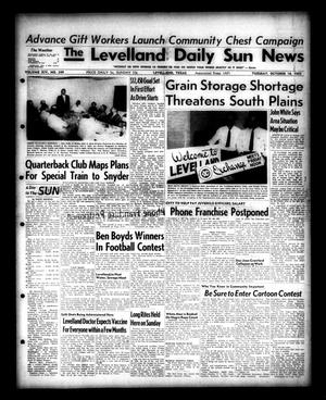 Primary view of object titled 'The Levelland Daily Sun News (Levelland, Tex.), Vol. 14, No. 249, Ed. 1 Tuesday, October 18, 1955'.