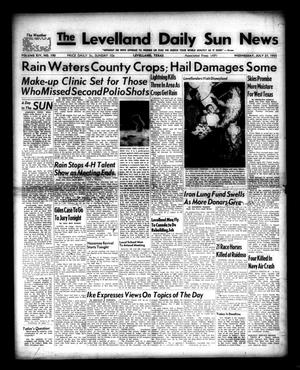 Primary view of object titled 'The Levelland Daily Sun News (Levelland, Tex.), Vol. 14, No. 190, Ed. 1 Wednesday, July 27, 1955'.