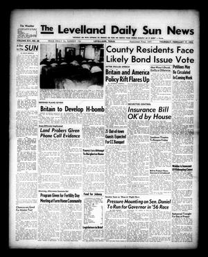 The Levelland Daily Sun News (Levelland, Tex.), Vol. 14, No. 68, Ed. 1 Thursday, February 17, 1955