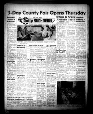 Primary view of object titled 'The Daily Sun News (Levelland, Tex.), Vol. 12, No. 31, Ed. 1 Wednesday, September 17, 1952'.