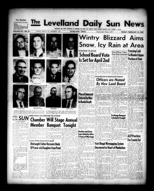 Primary view of object titled 'The Levelland Daily Sun News (Levelland, Tex.), Vol. 14, No. 69, Ed. 1 Friday, February 18, 1955'.