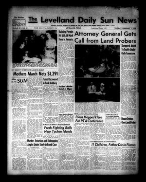 Primary view of object titled 'The Levelland Daily Sun News (Levelland, Tex.), Vol. 14, No. 56, Ed. 1 Tuesday, February 1, 1955'.