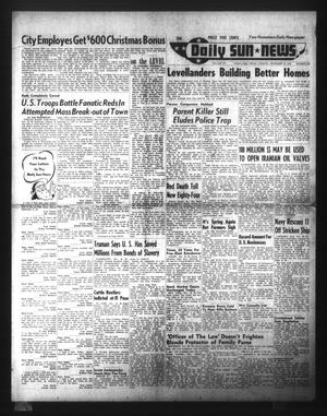 Primary view of object titled 'The Daily Sun News (Levelland, Tex.), Vol. 12, No. 109, Ed. 1 Tuesday, December 16, 1952'.