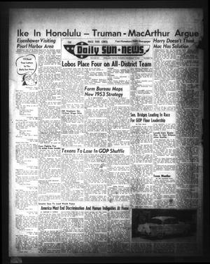 The Daily Sun News (Levelland, Tex.), Vol. 12, No. 105, Ed. 1 Thursday, December 11, 1952
