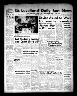 Primary view of object titled 'The Levelland Daily Sun News (Levelland, Tex.), Vol. 14, No. 54, Ed. 1 Friday, January 28, 1955'.