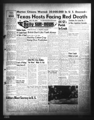 The Daily Sun News (Levelland, Tex.), Vol. 12, No. 83, Ed. 1 Sunday, November 16, 1952